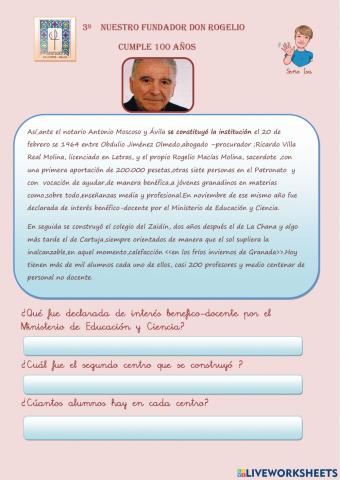 Don Rogelio 3º ciclo