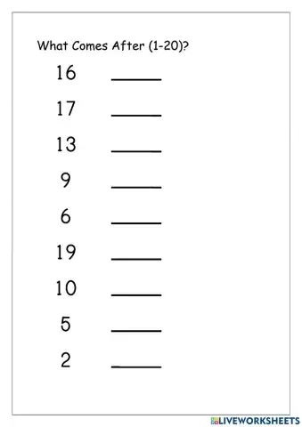 What  number comes next