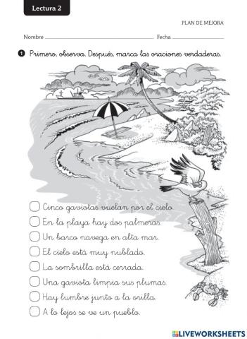 Lectura comprensiva 2