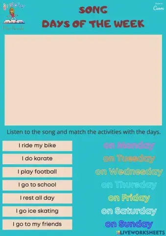 SONG Days of the Week