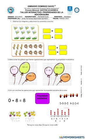 Propiedades de la adición