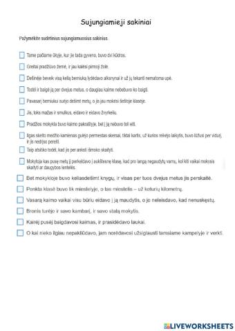 Sudėtiniai sujungiamieji sakiniai