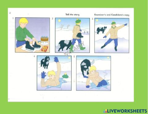 Writing: tell a story