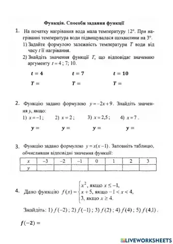 Способи задання функцій