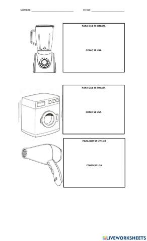 Uso de aparatos tecnológicos