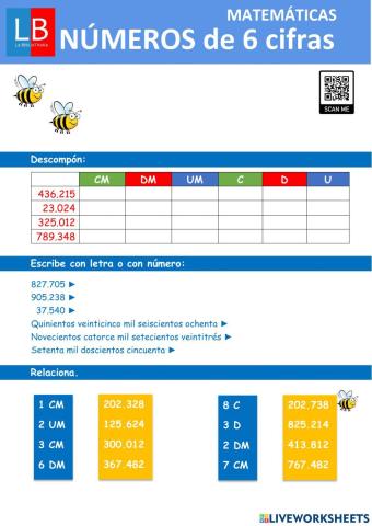 Números de seis cifras