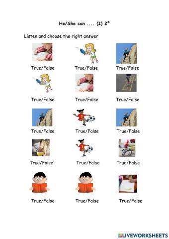 He-She can... 2º