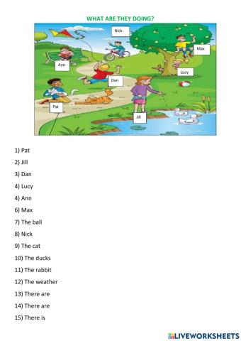 What are they doing?