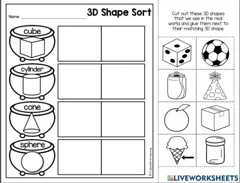 3D Shape Sort