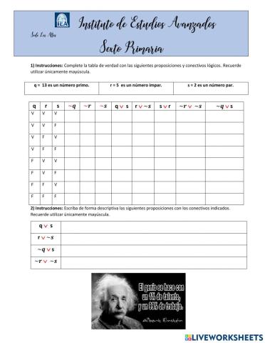 Conectivo disyunción