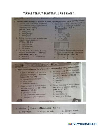 Tema 7 subtema 1 pb 3 dan 4