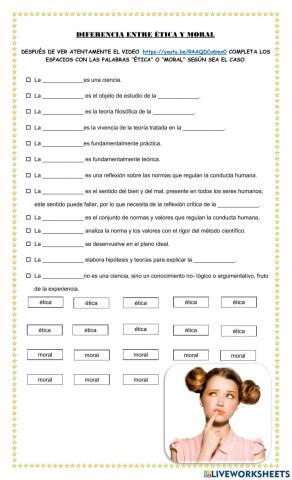 Diferencias entre ética y moral