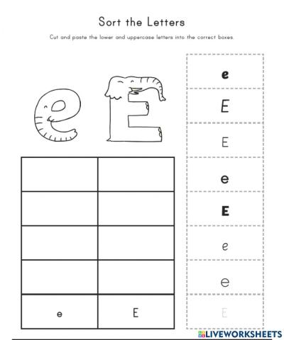 Upper and Lowercase  Sort