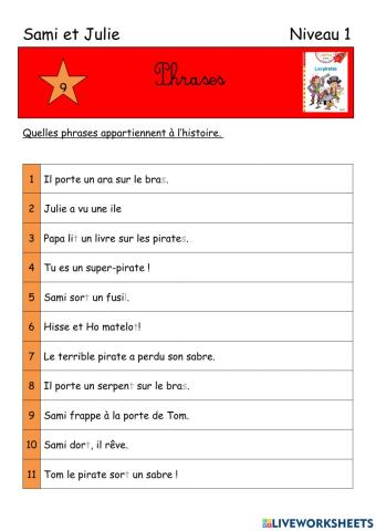 Sami et Julie les pirates 9