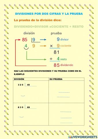 Divisiones por dos cifras