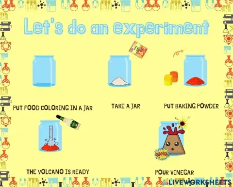 Fun with science (volcano eruption eperiment)