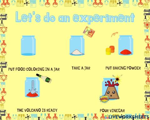 Fun with science (volcano eruption eperiment)