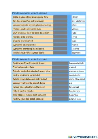 Opakování - pravěk až Sámova říše