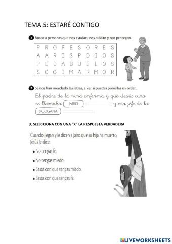 Tema 5: Estaré contigo