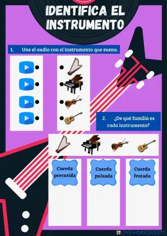 Identificar instrumentos 4º