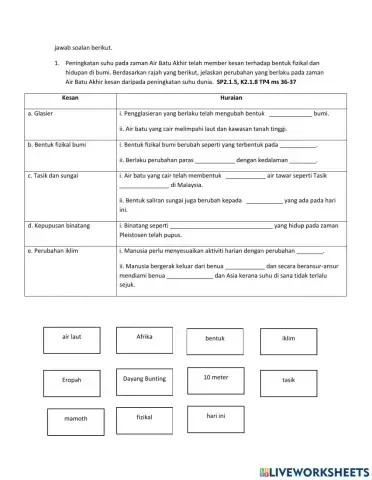 Zaman air batu akhir