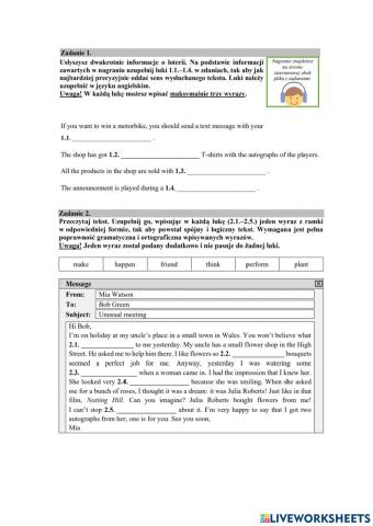 Powtórka do egzaminu 5