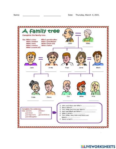 Family Tree Quiz