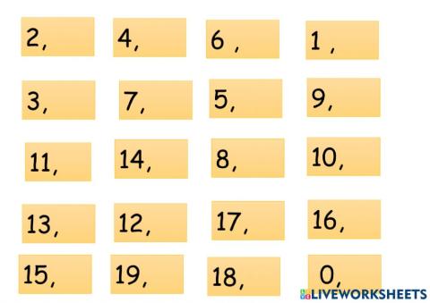 Βρες τον επομενο αριθμό