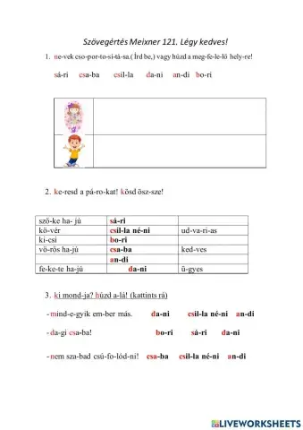 Meixner 121 Légy kedves