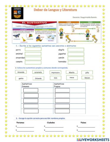 Sustantivos