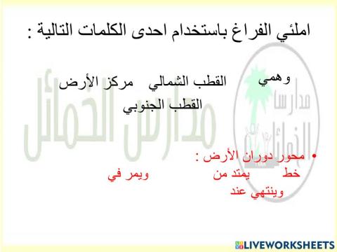 محور دوران الأرض