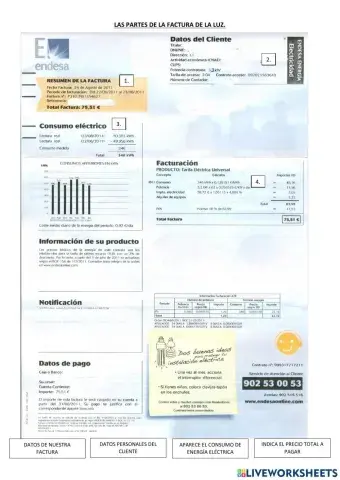 La factura de la luz