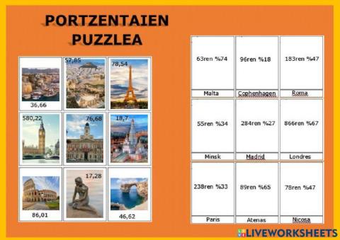 Portzentaien puzzlea