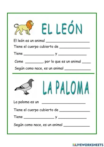 Completar ficha animales con desplegable