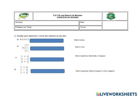 Revisão de Matrizes
