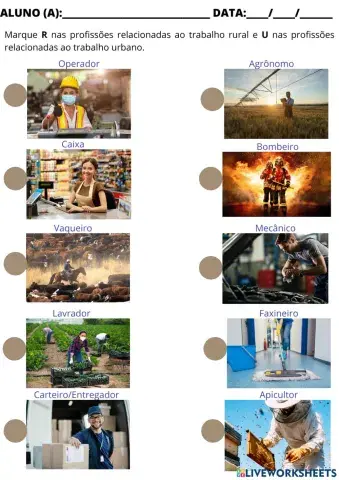 Relação vida urbana e rural