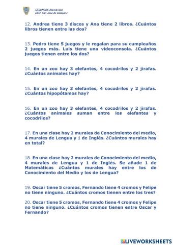 Problemas raros (II)