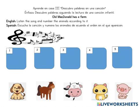 Old MacDonald has a farm