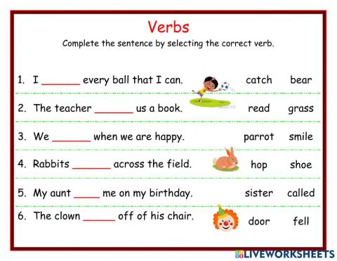 Using Verbs DJ