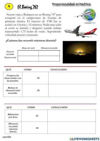 Proporcionalidad aritmética 4