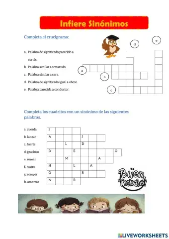 Los sinónimos 2- cbm