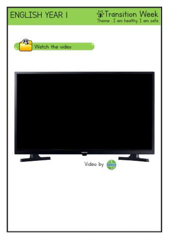 Transisi Tahun 1 - I am healthy