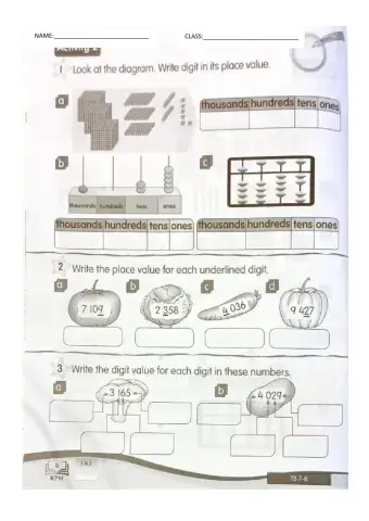 Numbers up to 10 000