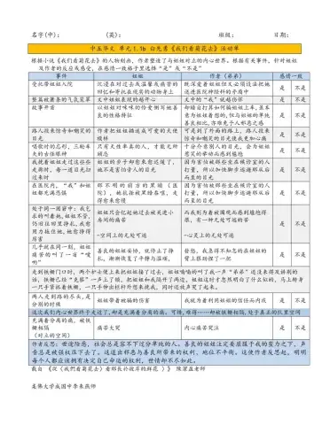 中五单元1.1b《我们看菊花去》