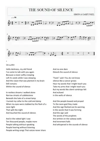 The sound of silence NOTAK JARRI