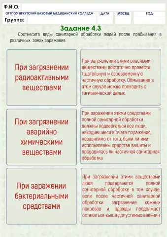 Санитарная обработка