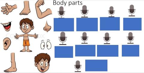 Body parts listning and matching