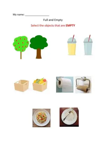 Concept of Empty and Full