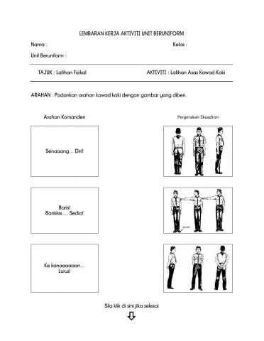 Kokurikulum : Asas Kawad Kaki 1