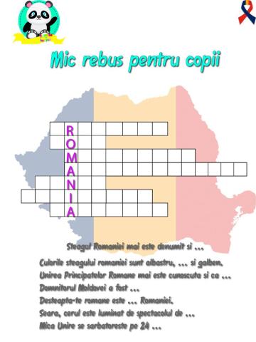 Rebus ,,Unirea principatelor